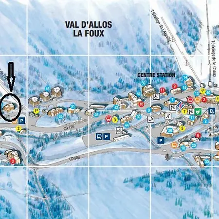 Apartment Avec Coin Nuit En Mezzanine La Foux D'allos *